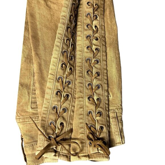 Authentic Dungarees Polo Ralph Lauren Jeans Brown Tompkins Skinny 28 Mid Rise - Picture 16 of 16